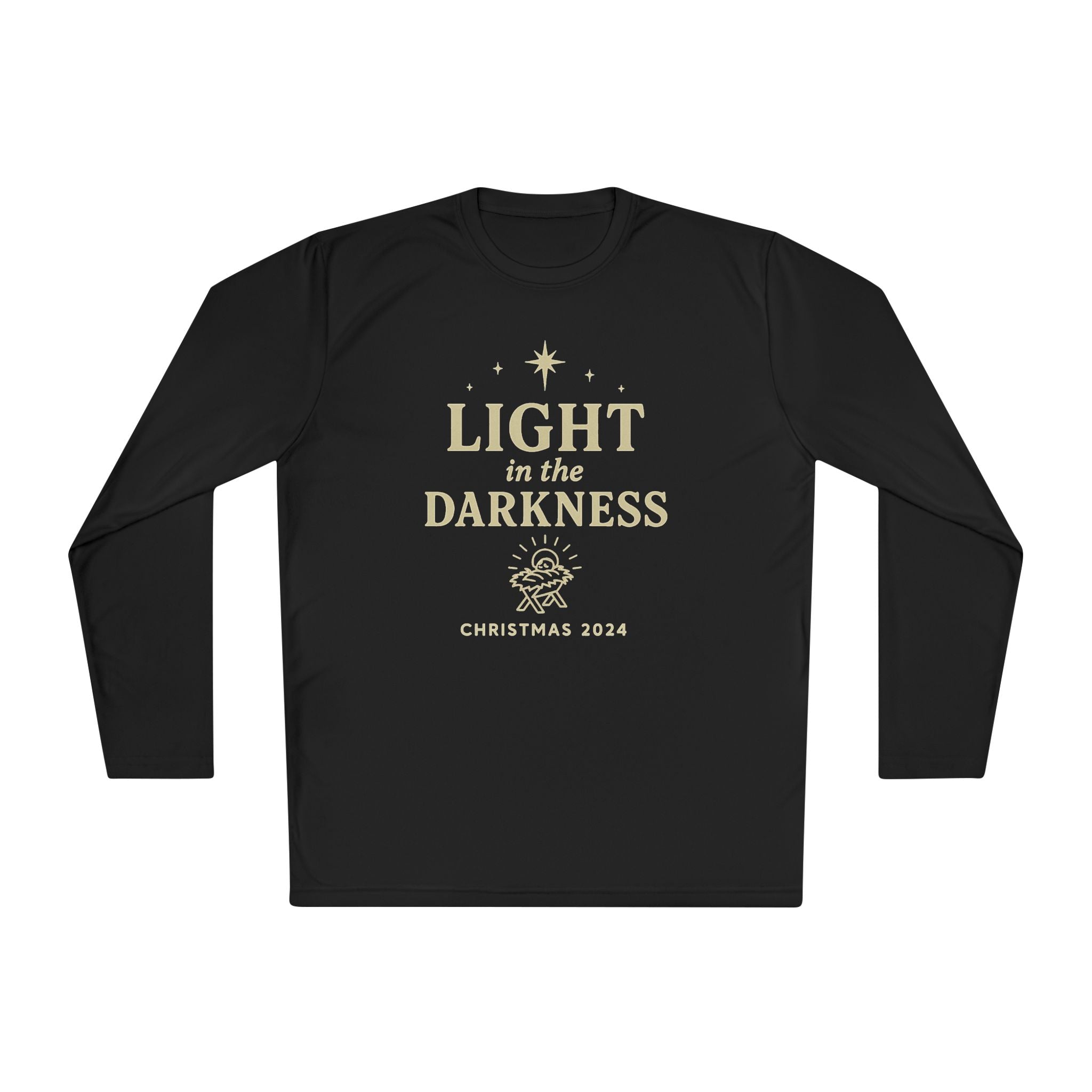 Light in the Darkness Christmas Long Sleeve Tee