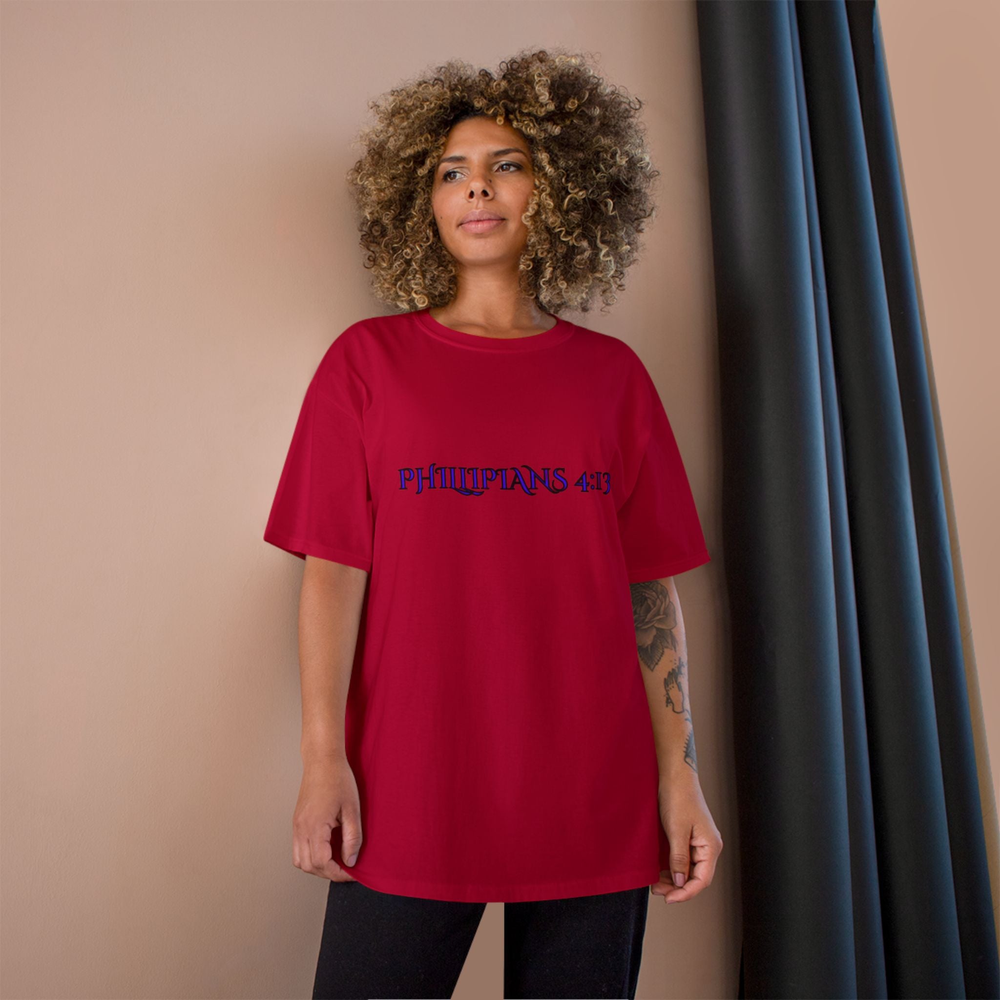 Philippians 4:13 T-Shirt SF&CO- Champion Collab