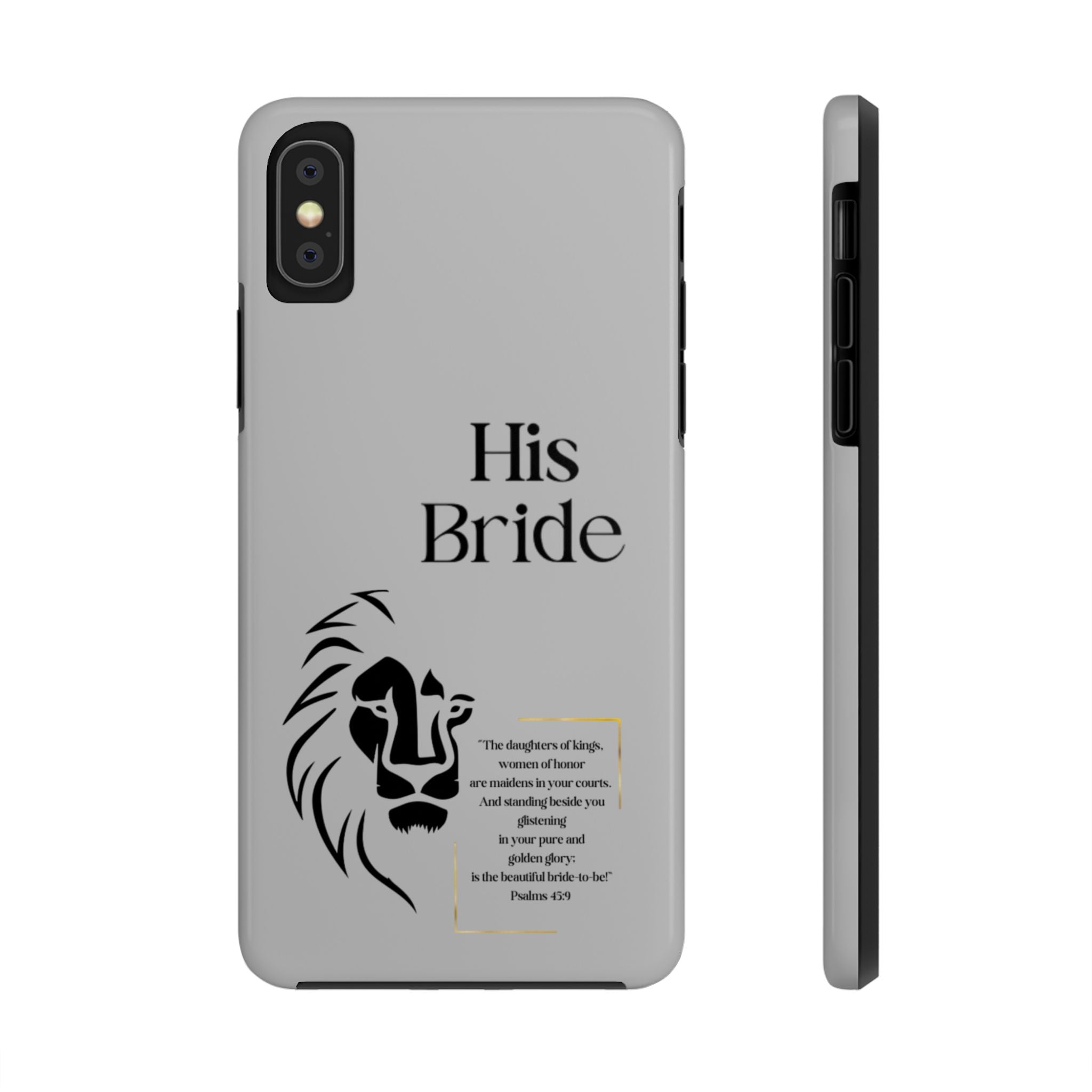 His Bride Lion Phone Case - Inspirational Women's Christian Design