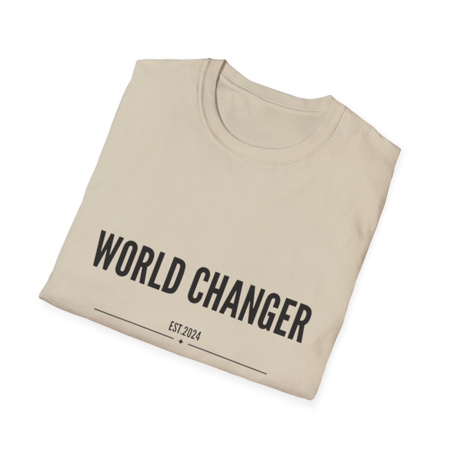 Unisex T-Shirt with 'World Changer' Design