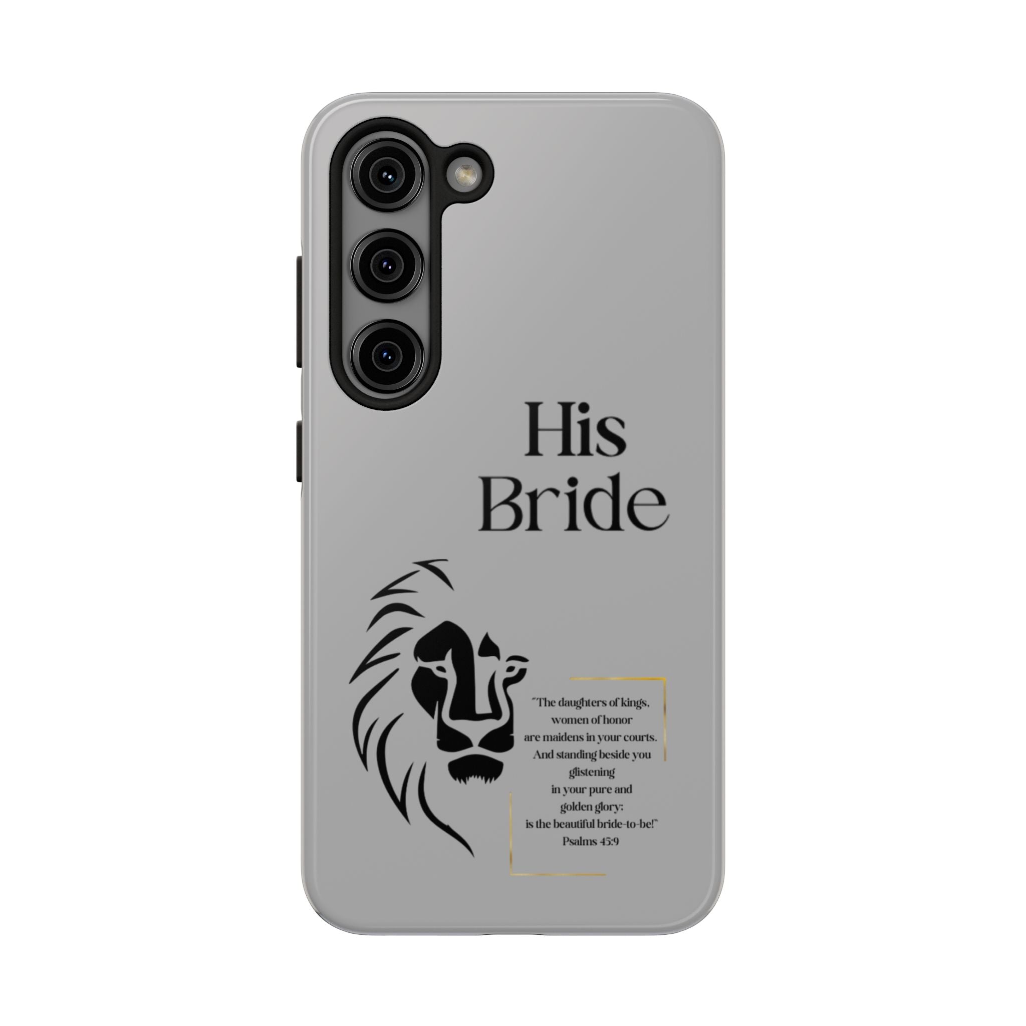 His Bride Lion Phone Case - Inspirational Women's Christian Design