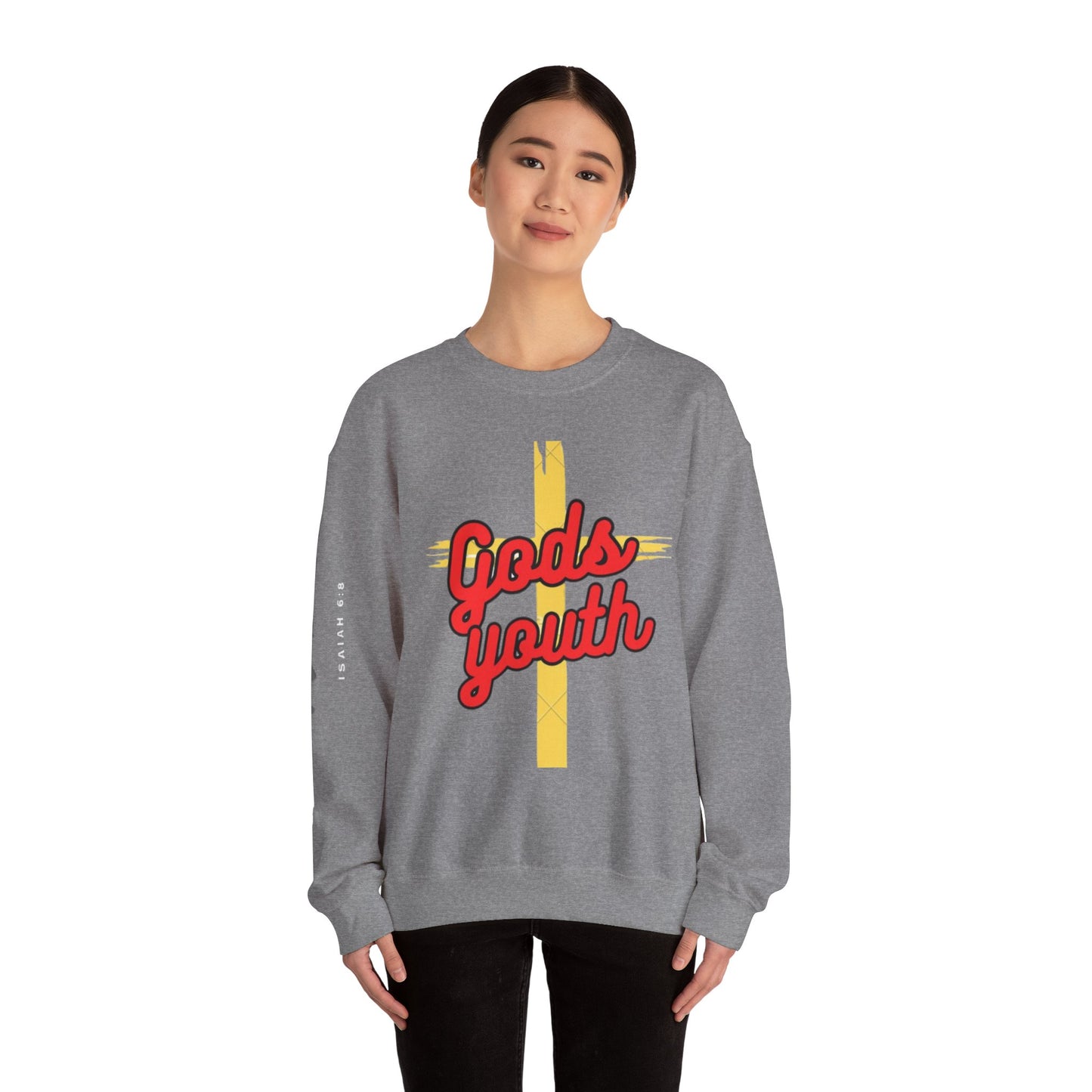 Unisex Sweatshirt - God's Youth X yesgod Collaboration Heavy Blend Crewneck