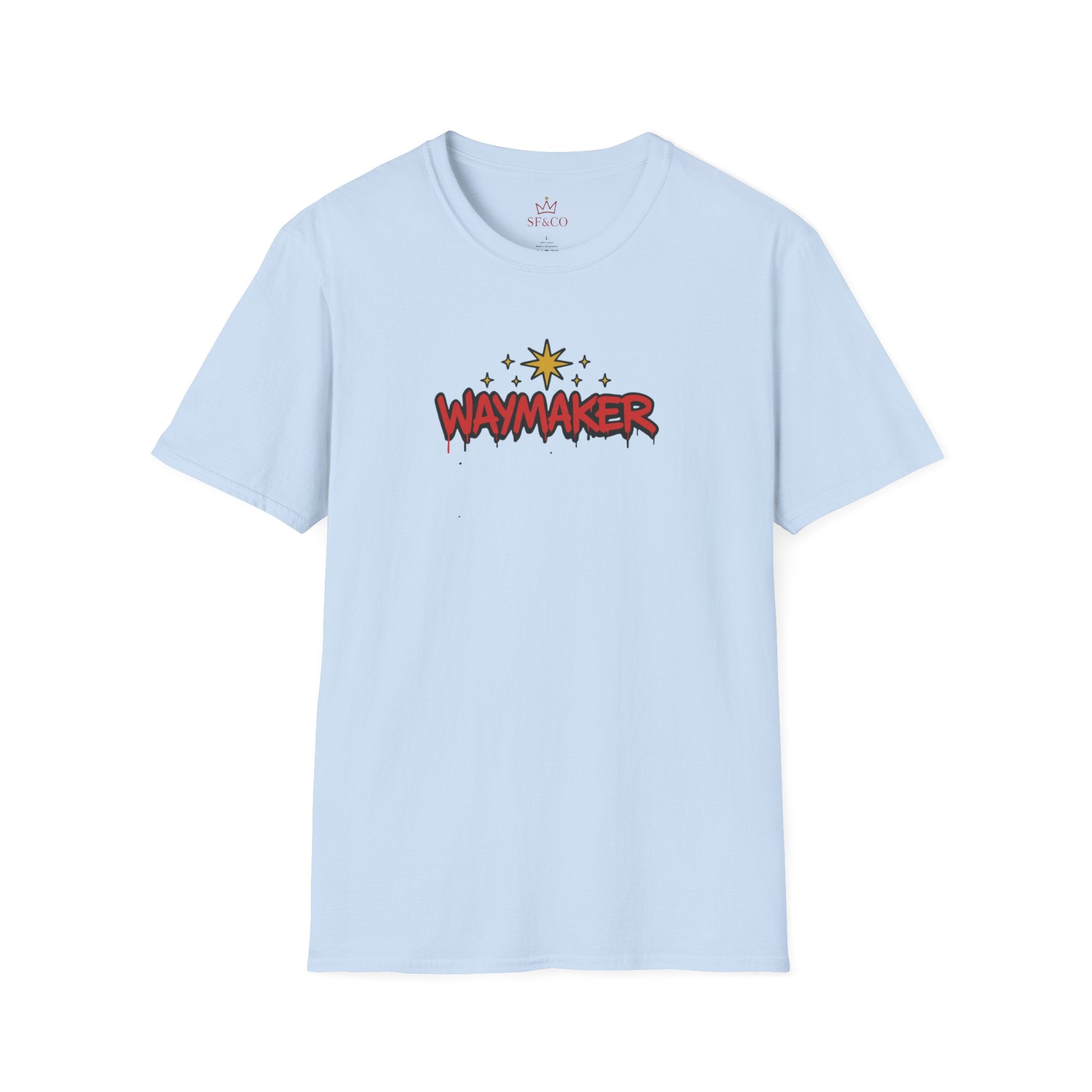 Waymaker Christmas T-Shirt — Faith-Based Holiday Streetwear