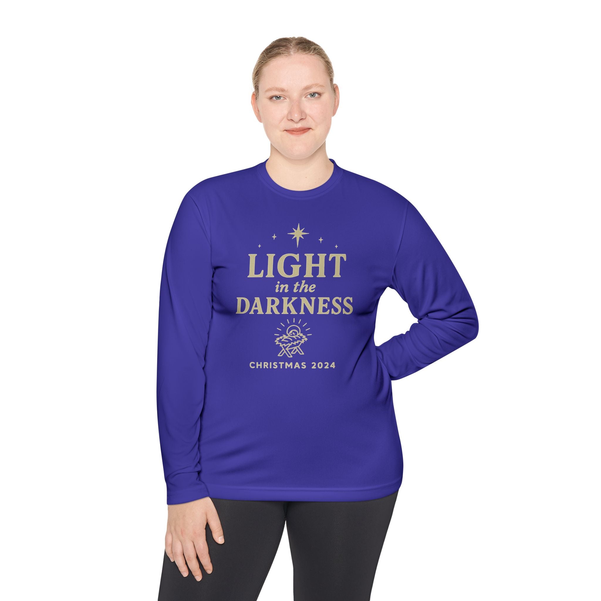 Light in the Darkness Christmas Long Sleeve Tee