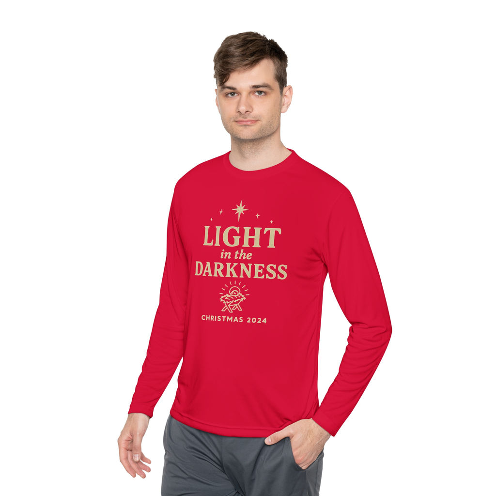 Light in the Darkness Christmas Long Sleeve Tee