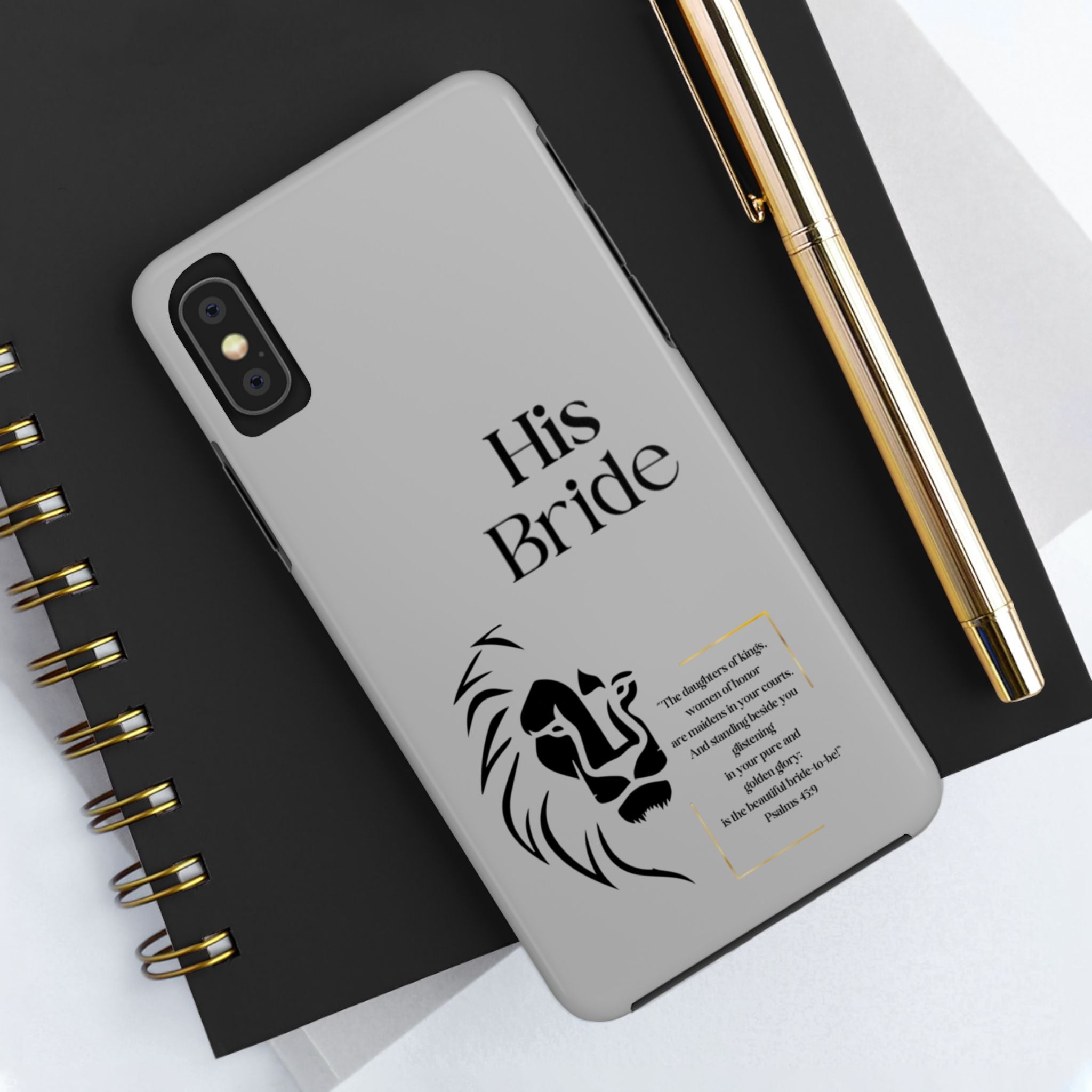 His Bride Lion Phone Case - Inspirational Women's Christian Design