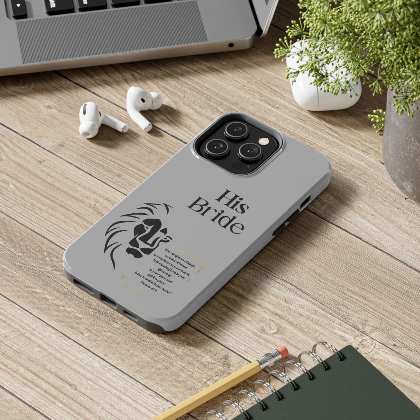 His Bride Lion Phone Case - Inspirational Women's Christian Design