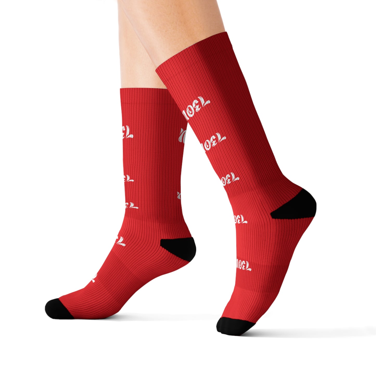 Christmas Noel Sublimation Socks