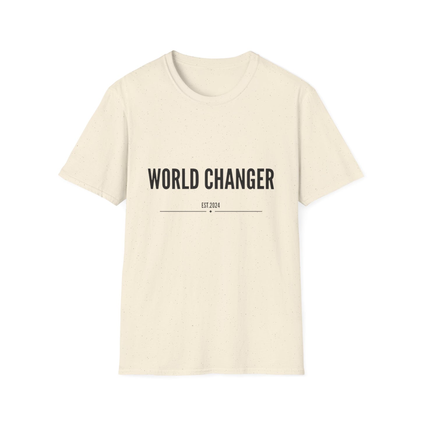 Unisex T-Shirt with 'World Changer' Design