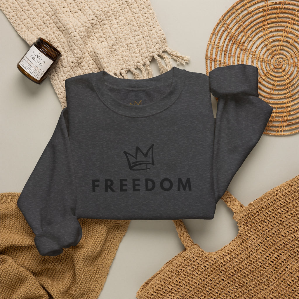 Freedom Crewneck Sweatshirt — "A Voice of Truth" Portrait Pullover