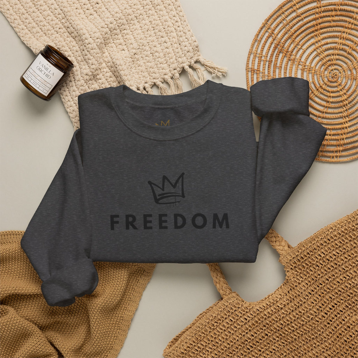 Freedom Crewneck Sweatshirt — "A Voice of Truth" Portrait Pullover