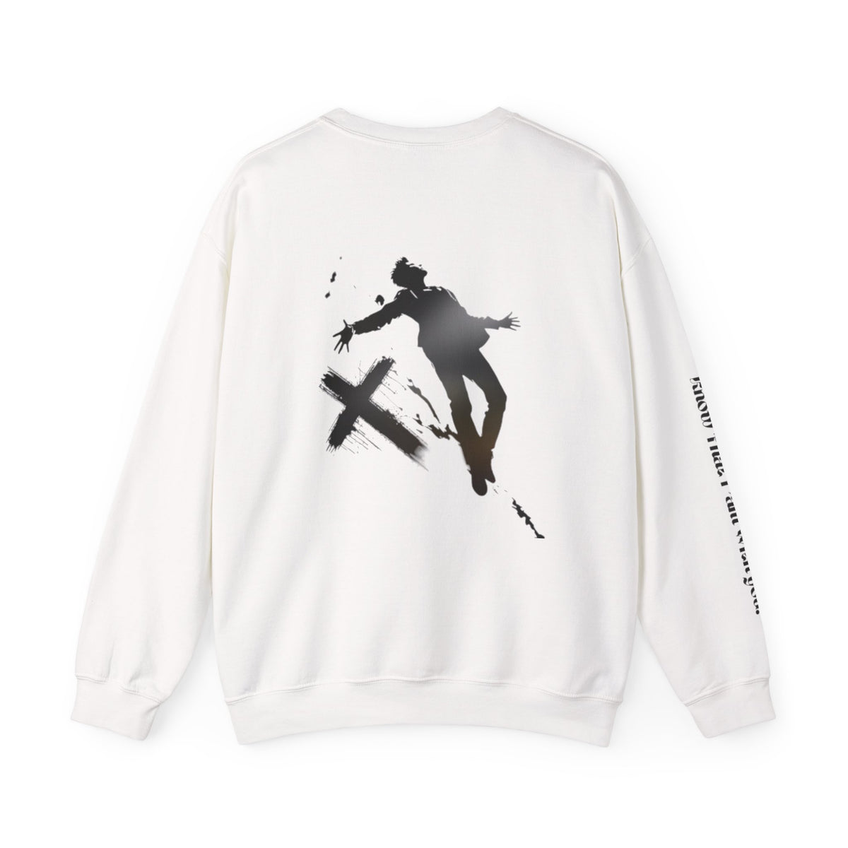 Christian Crewneck Sweatshirt - Falling into Jesus Design