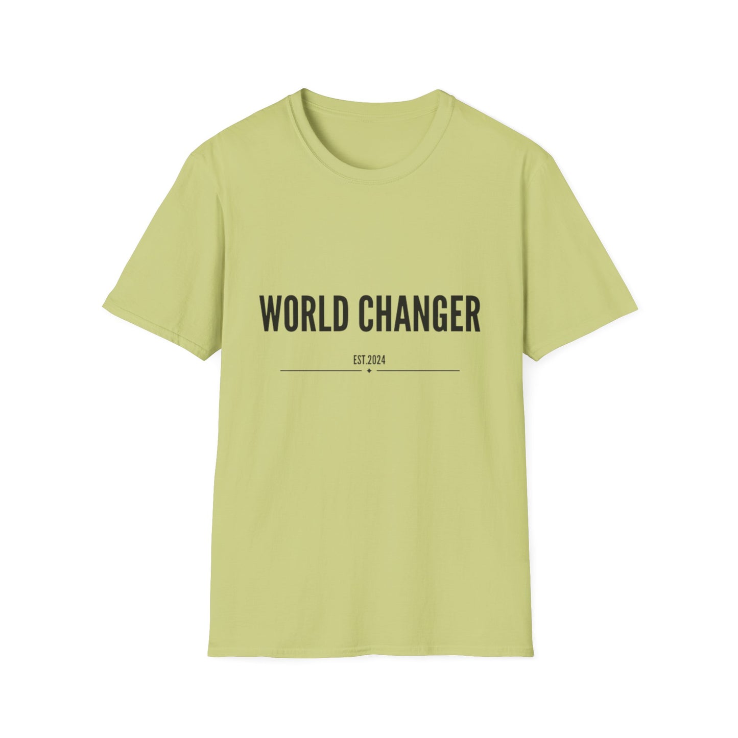 Unisex T-Shirt with 'World Changer' Design