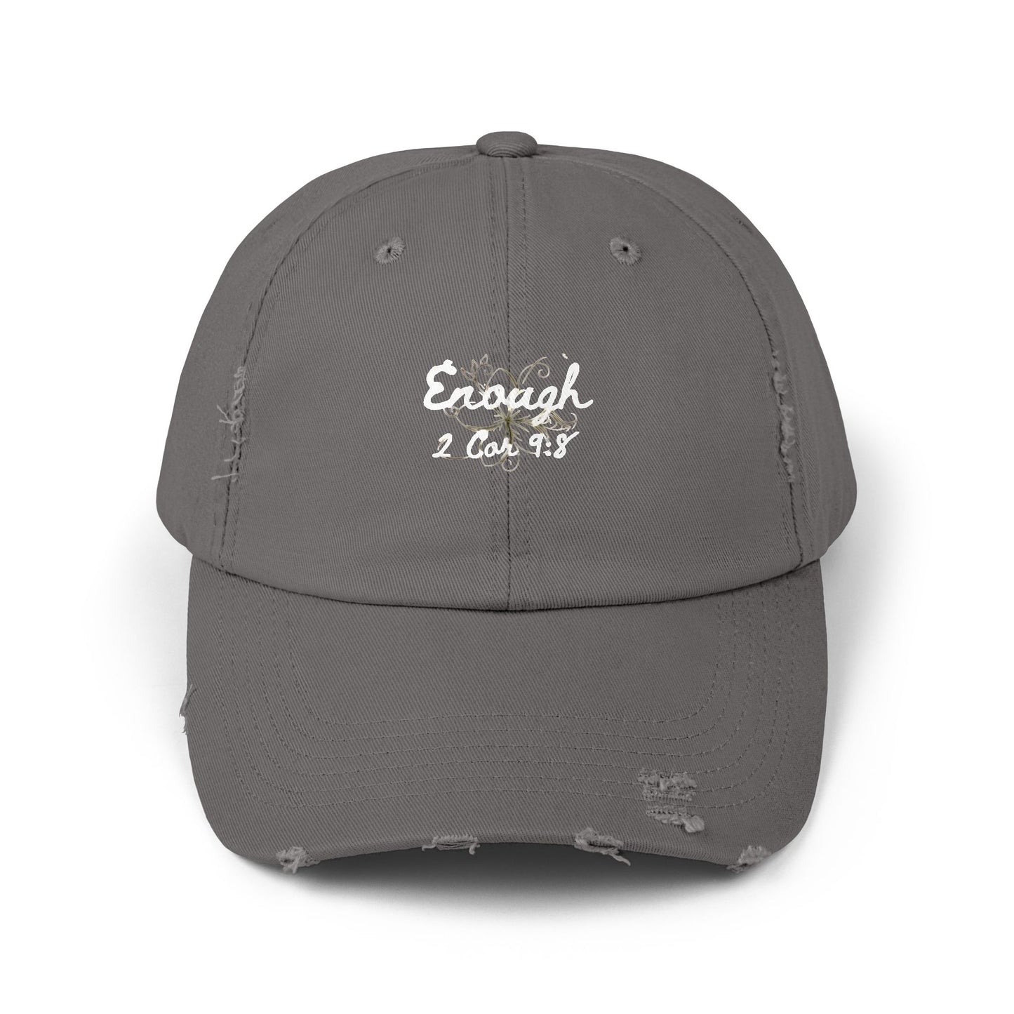 Distressed Cap - 'You Are Enough' Hat