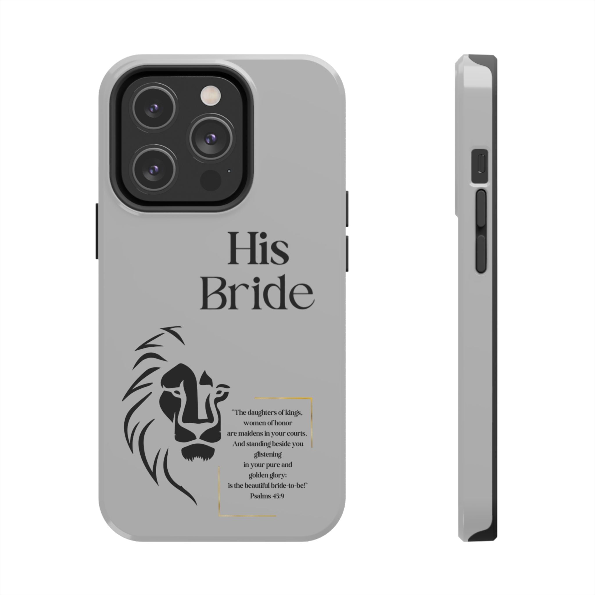 His Bride Lion Phone Case - Inspirational Women's Christian Design