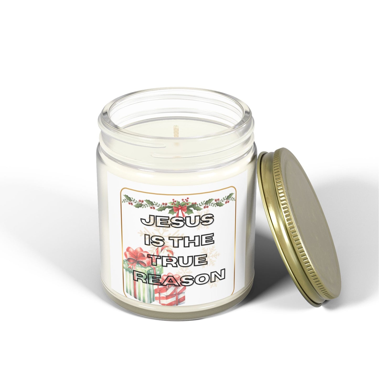 Candle - Jesus Christmas Scented Coconut Apricot Wax