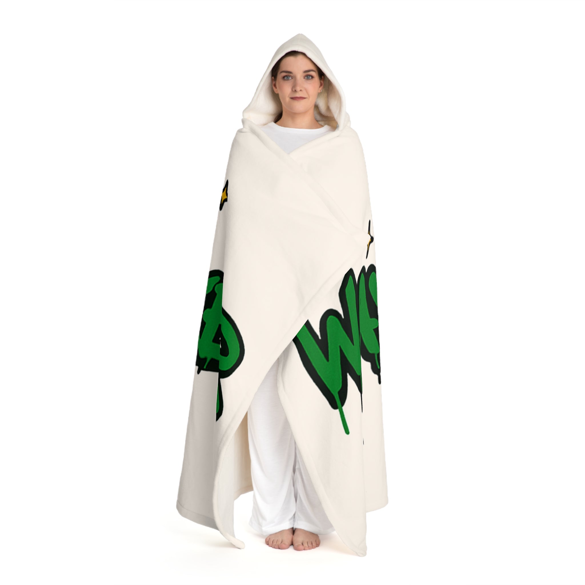Waymaker Christmas Hooded Sherpa Fleece Blanket