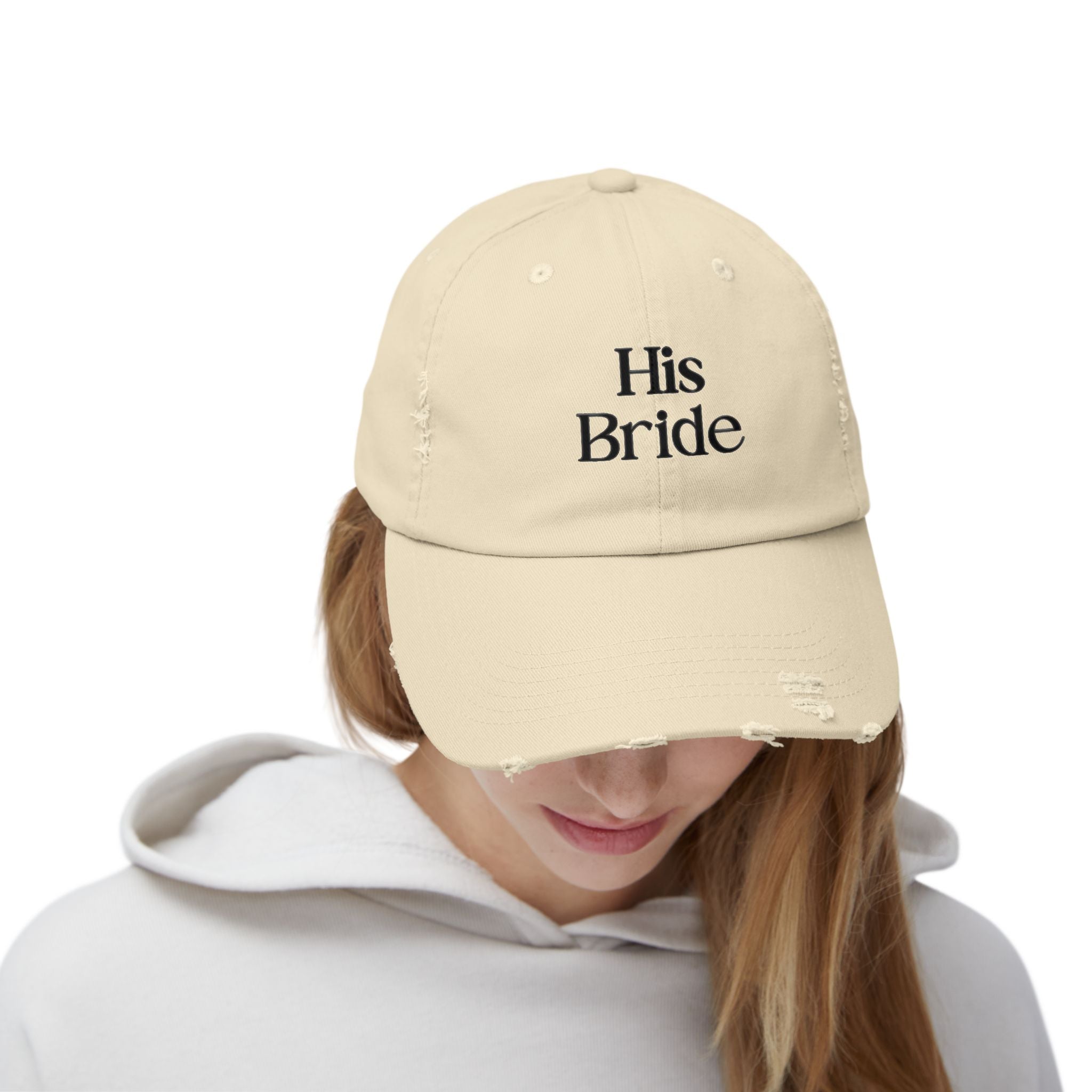His Bride Unisex Distressed Cap - Christian Women
