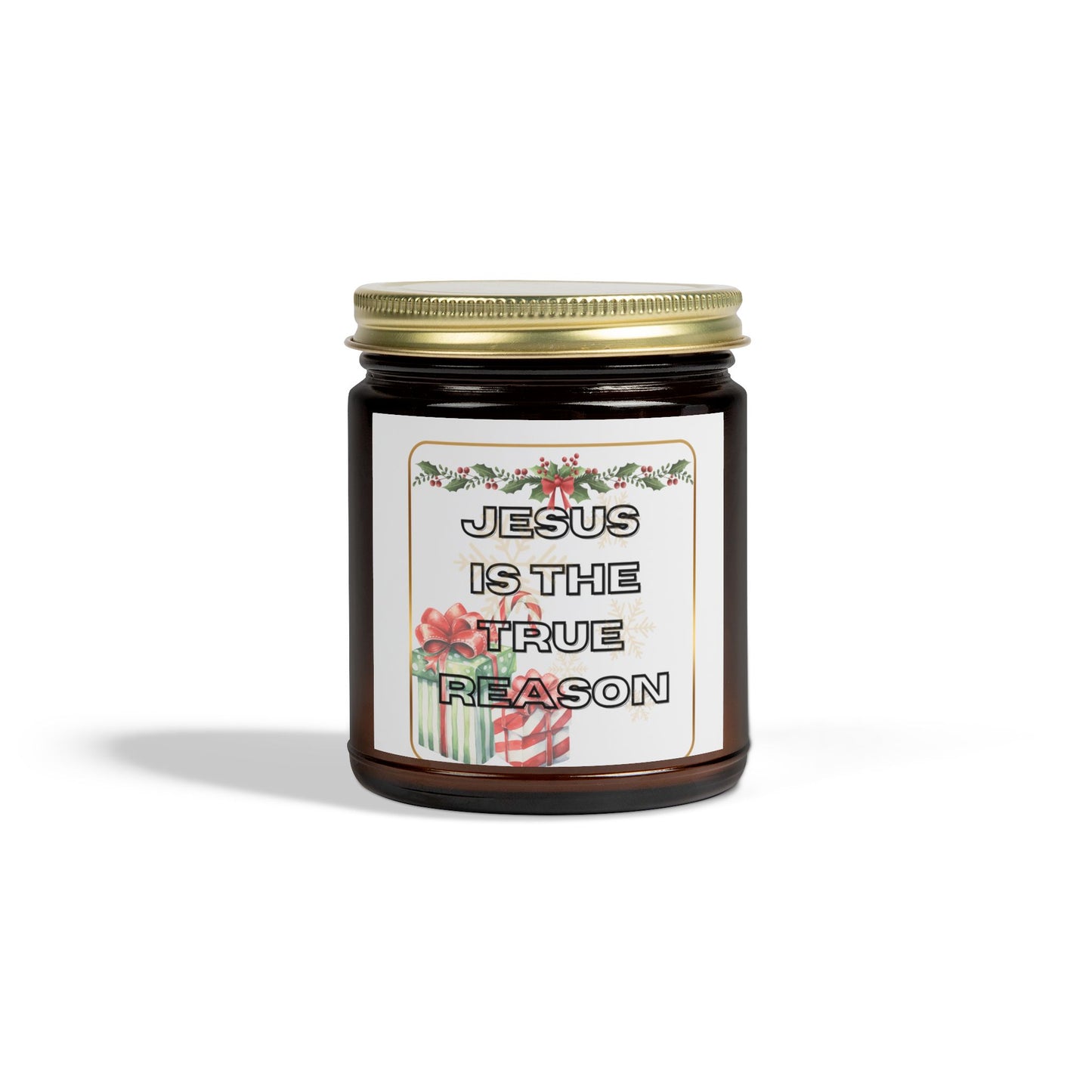 Candle - Jesus Christmas Scented Coconut Apricot Wax