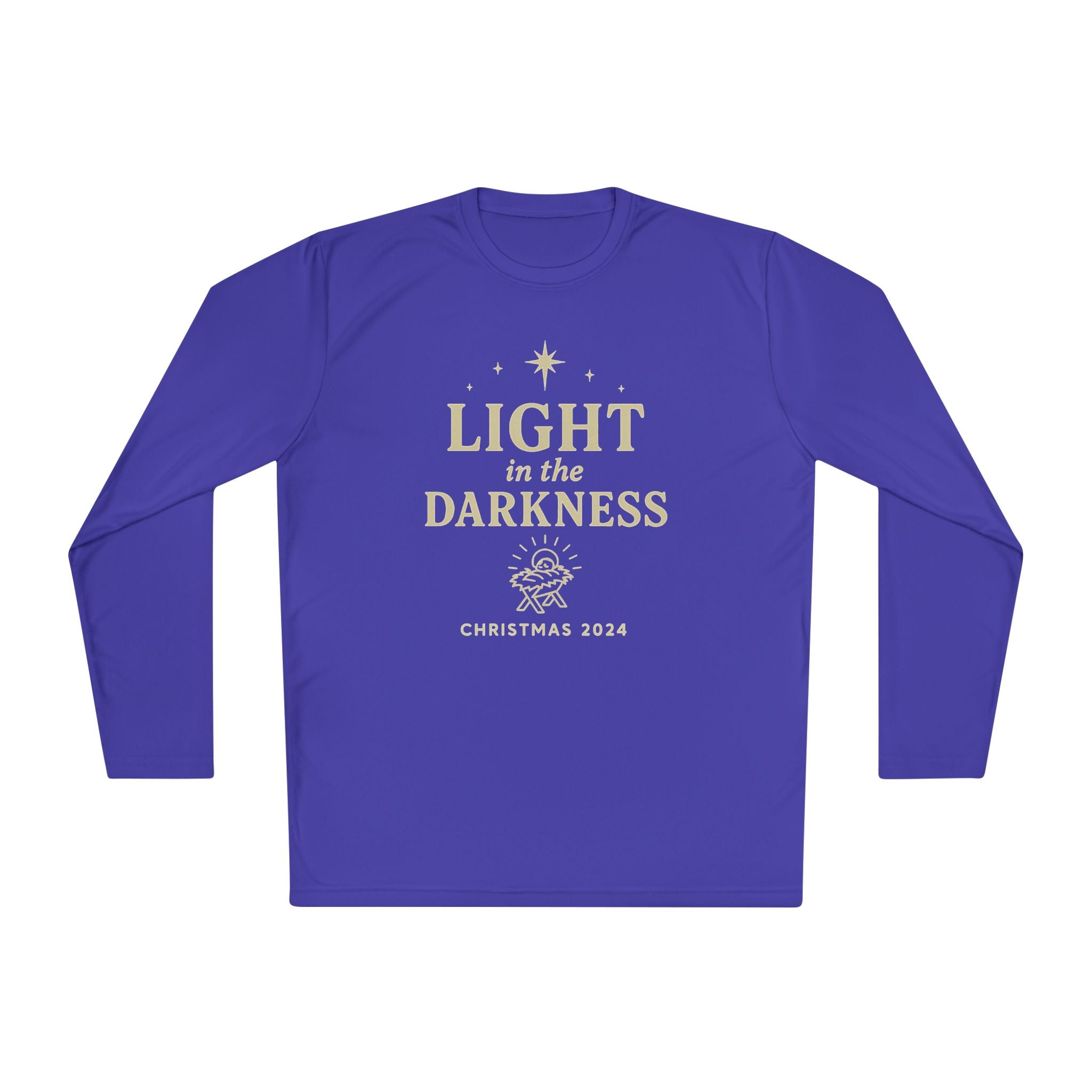 Light in the Darkness Christmas Long Sleeve Tee