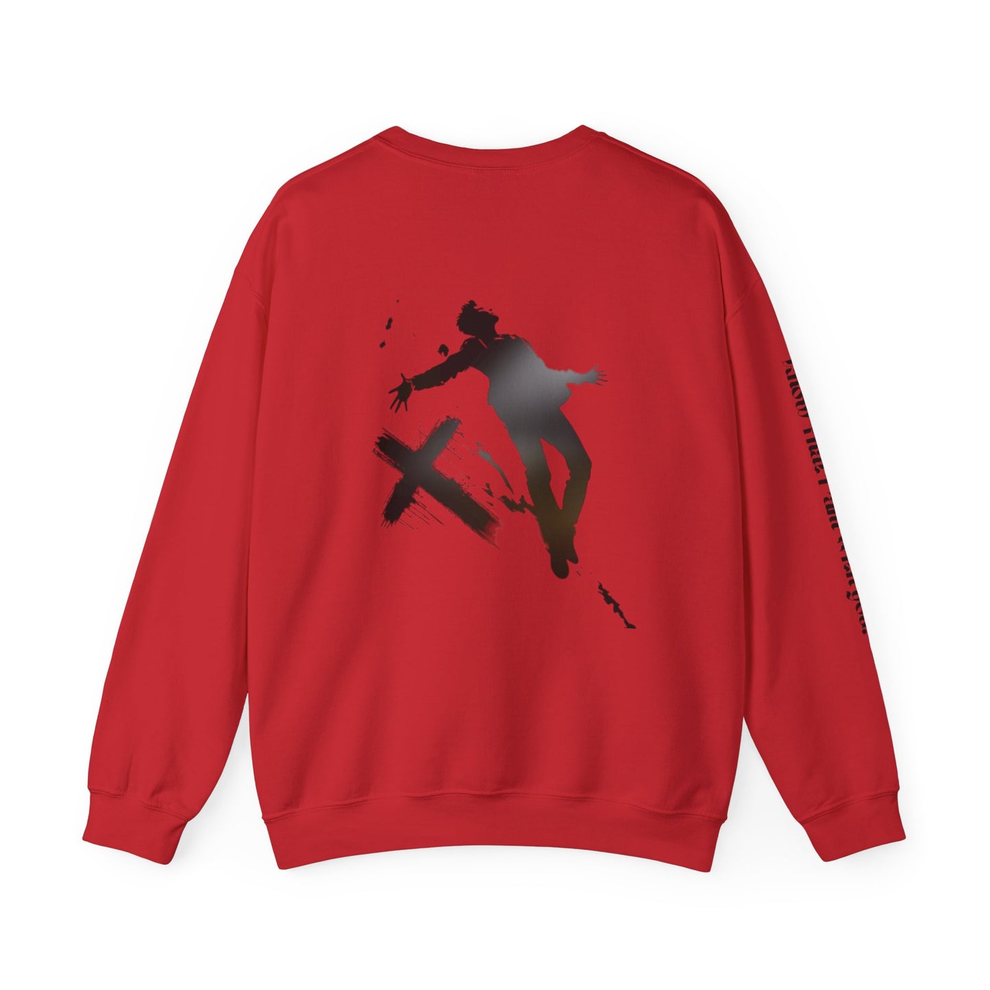 Christian Crewneck Sweatshirt - Falling into Jesus Design