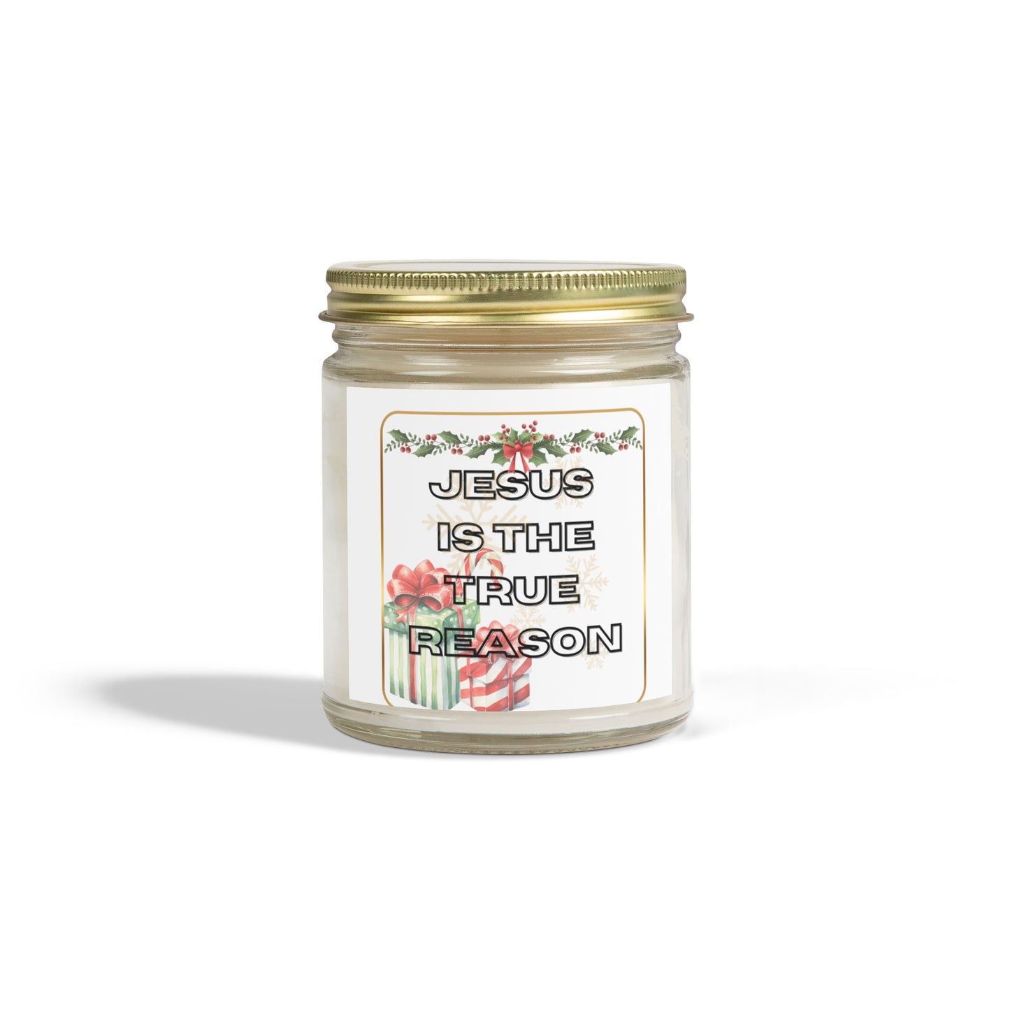 Candle - Jesus Christmas Scented Coconut Apricot Wax