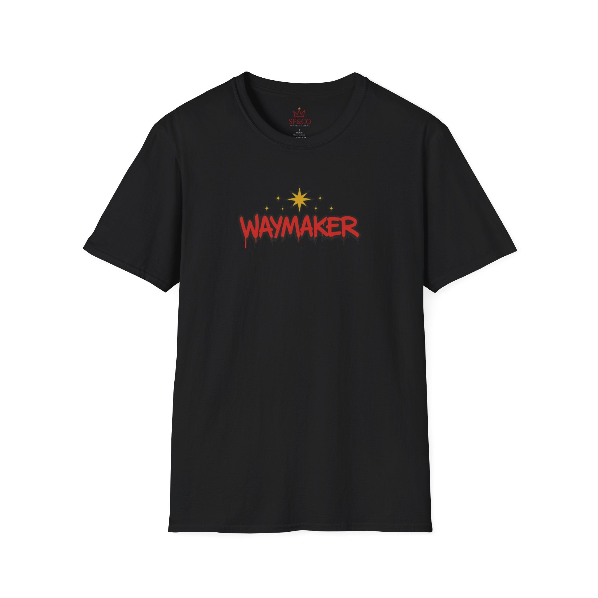 Waymaker Christmas T-Shirt — Faith-Based Holiday Streetwear