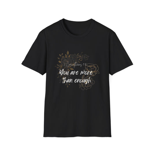 Motivational Quote T-Shirt - 'You Are More Than Enough' women