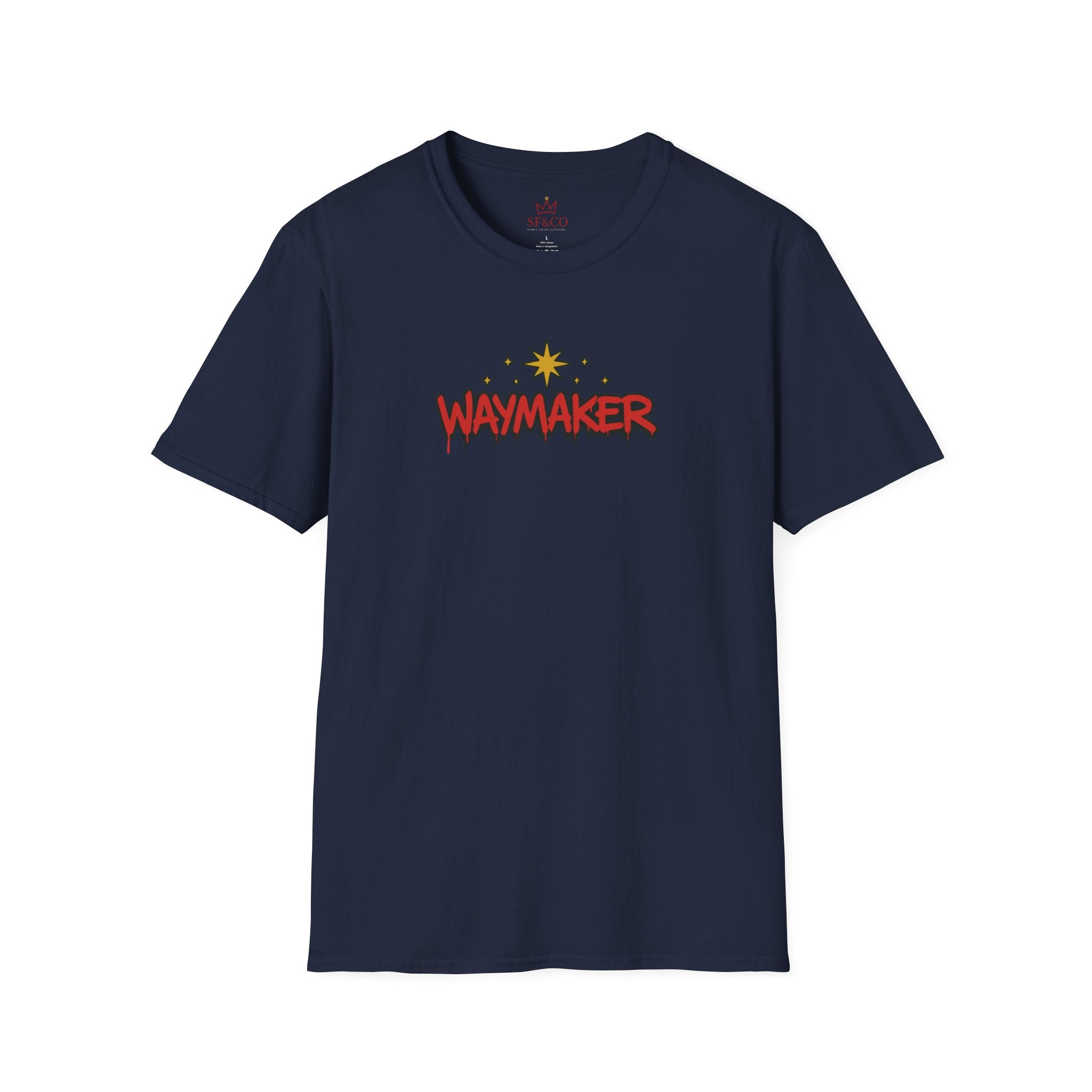 Waymaker Christmas T-Shirt — Faith-Based Holiday Streetwear