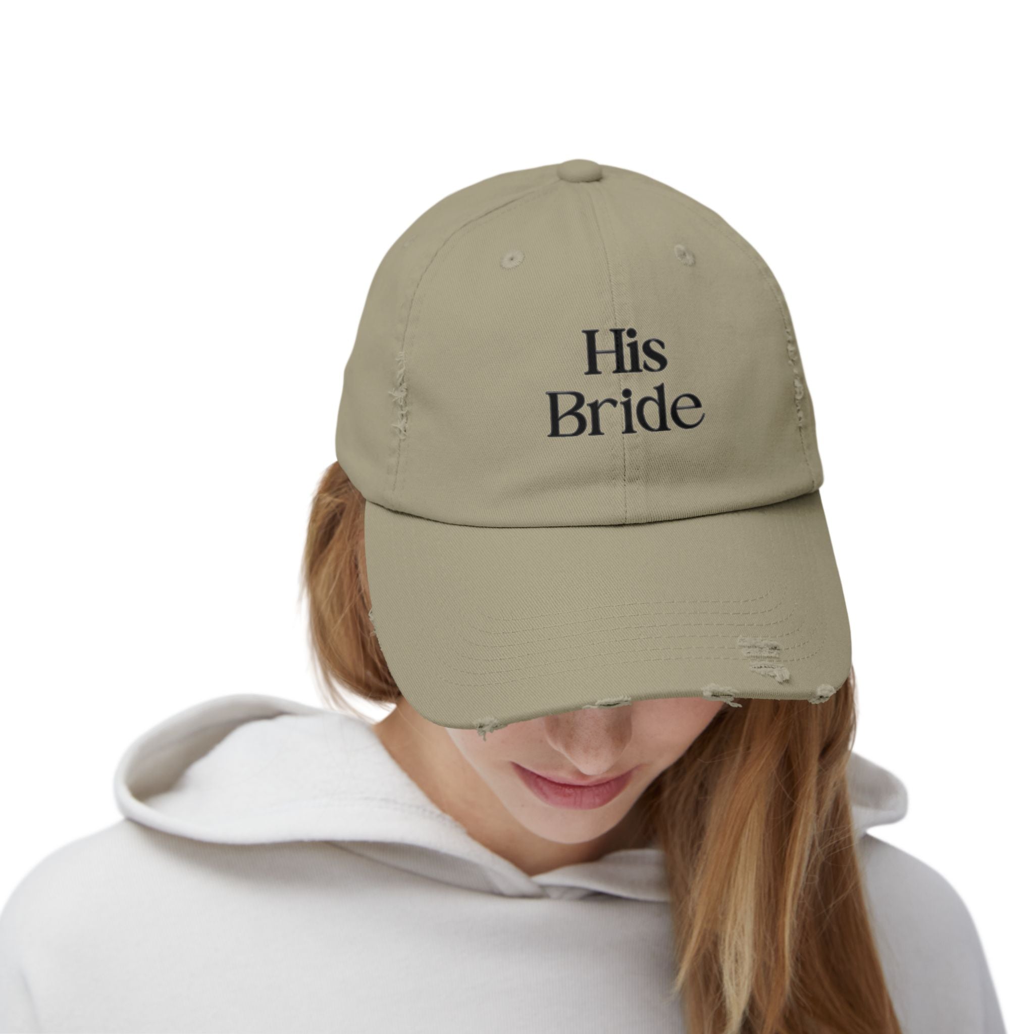 His Bride Unisex Distressed Cap - Christian Women