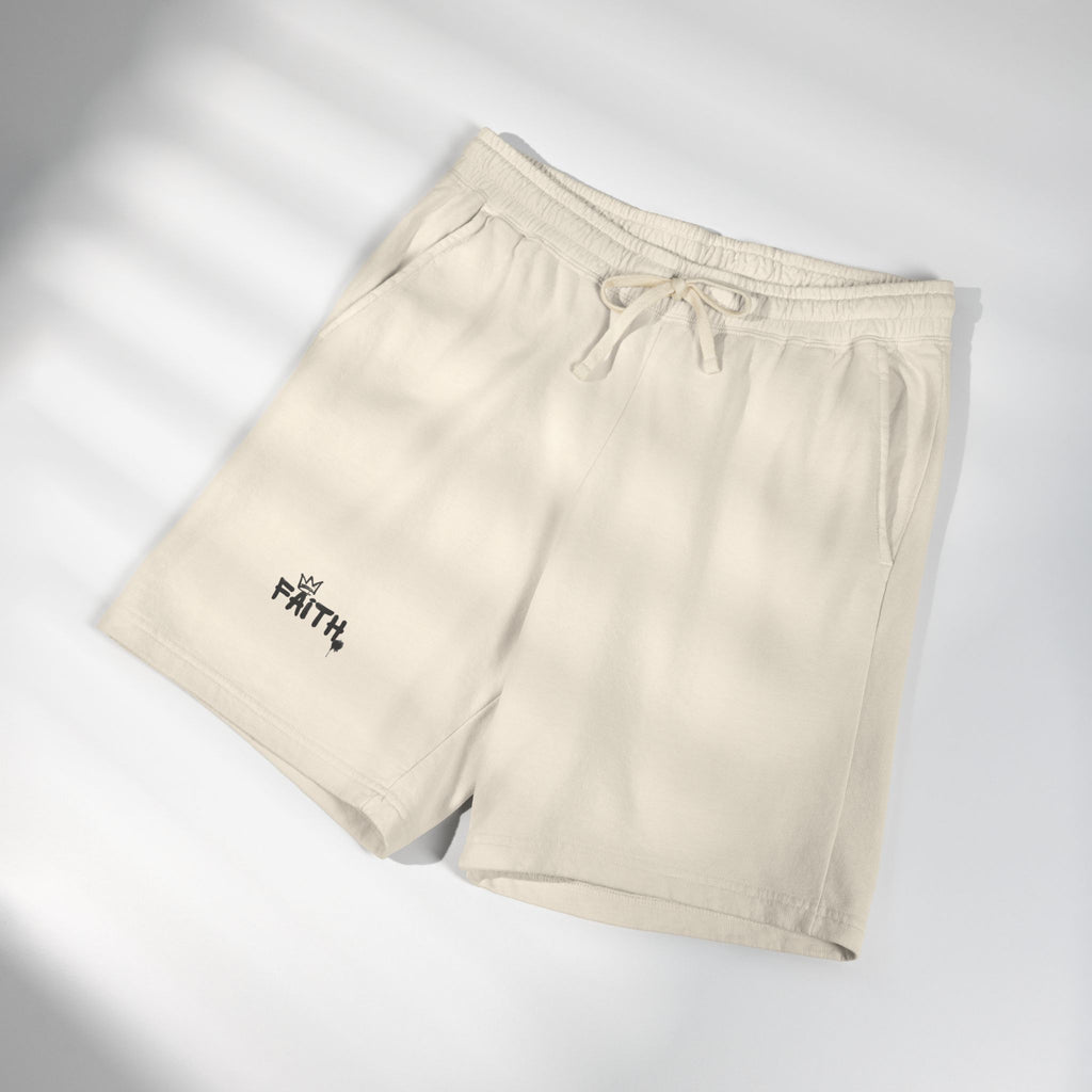 Faith Sweat shorts — Lightweight Garment-Dyed Lounge Shorts