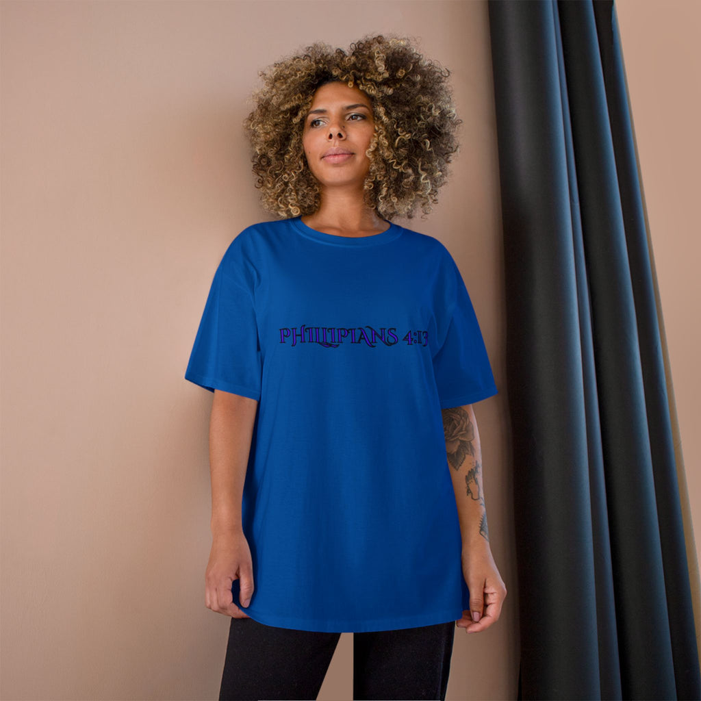 Philippians 4:13 T-Shirt SF&CO- Champion Collab