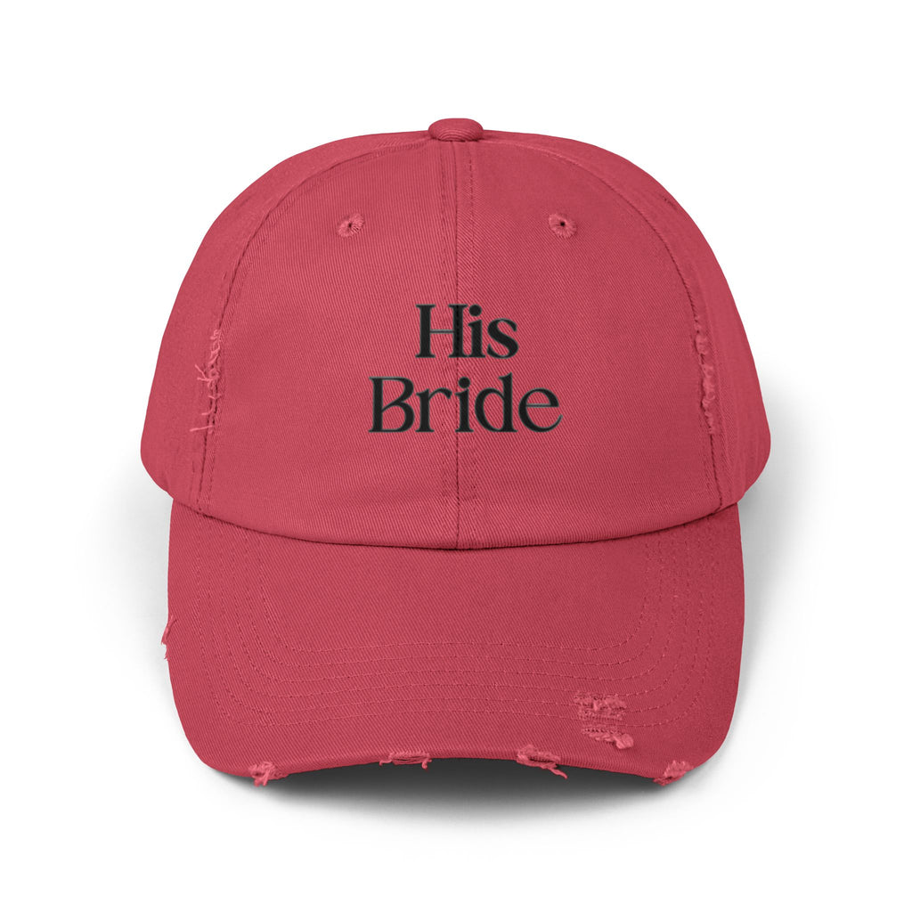 His Bride Unisex Distressed Cap - Christian Women