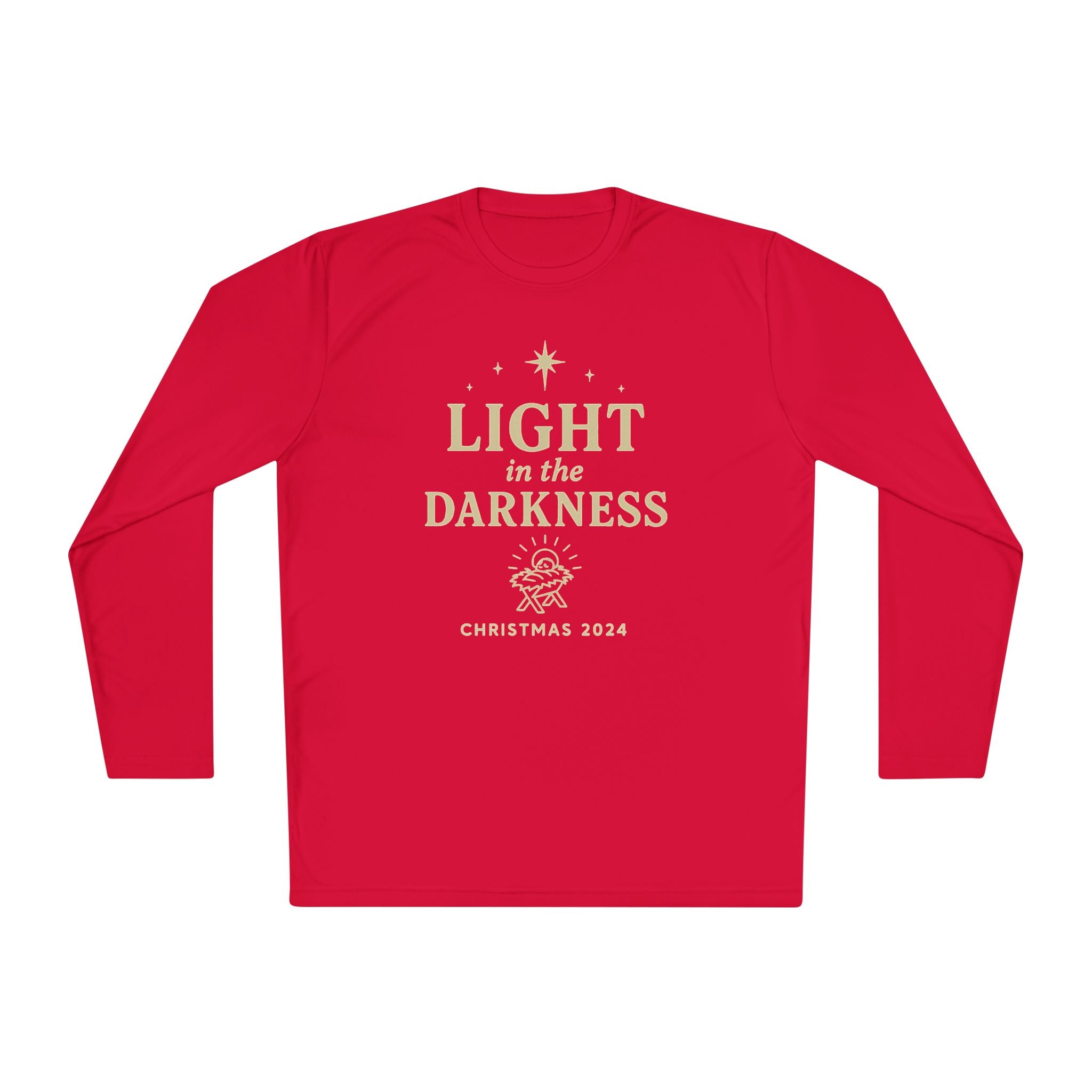 Light in the Darkness Christmas Long Sleeve Tee