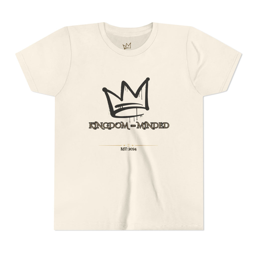 Kingdom-Minded Youth Tee — Crown Graphic Kids Shirt